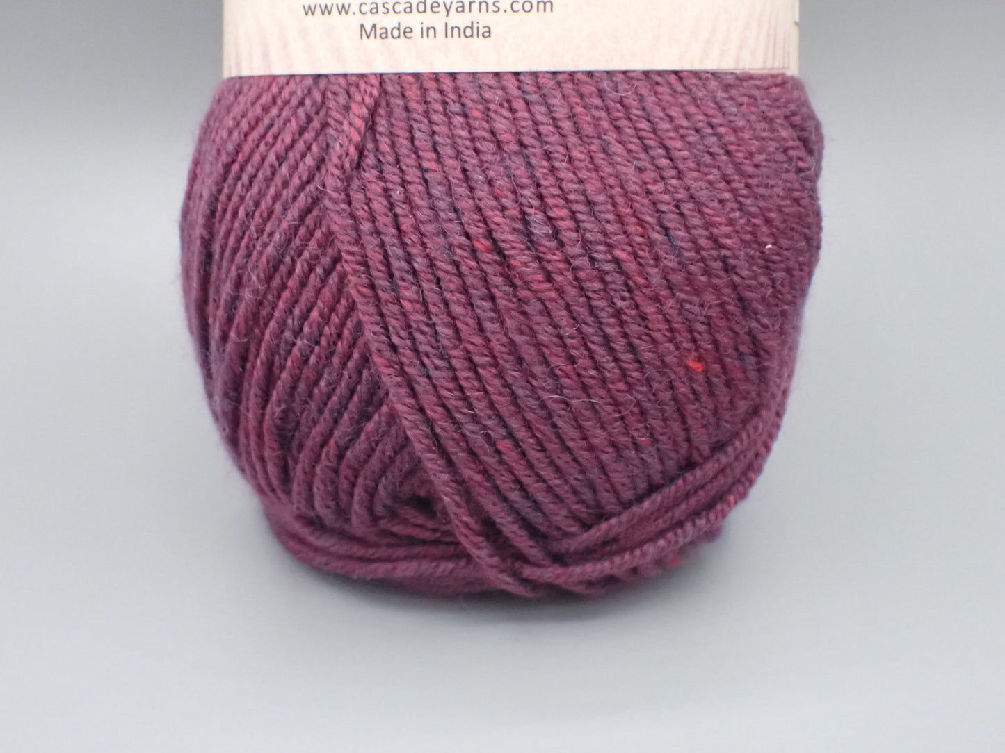 Cascade Yarns Elysian DK weight Berry Heather