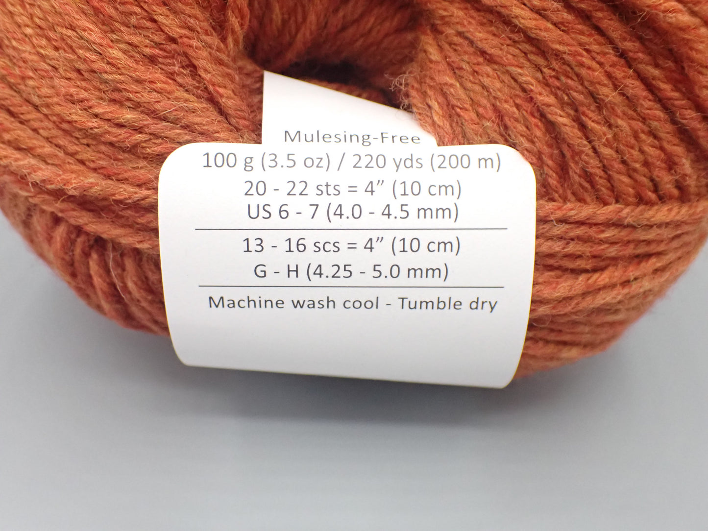 Cascade Yarns 220 Superwash DK weight Copper Heather