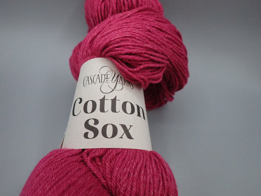 Cascade Yarns Cotton Sox Sock weight Sangria