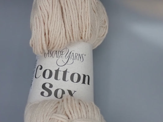 Cascade Yarns Cotton Sox Sock weight Almond