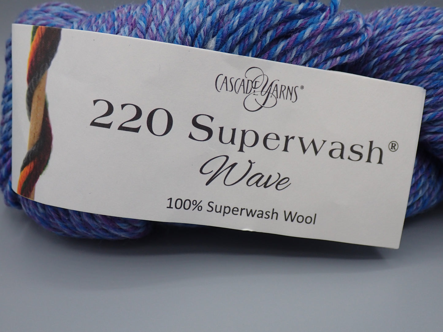 Cascade Yarns 220 Superwash Wave Worsted weight Blueberry