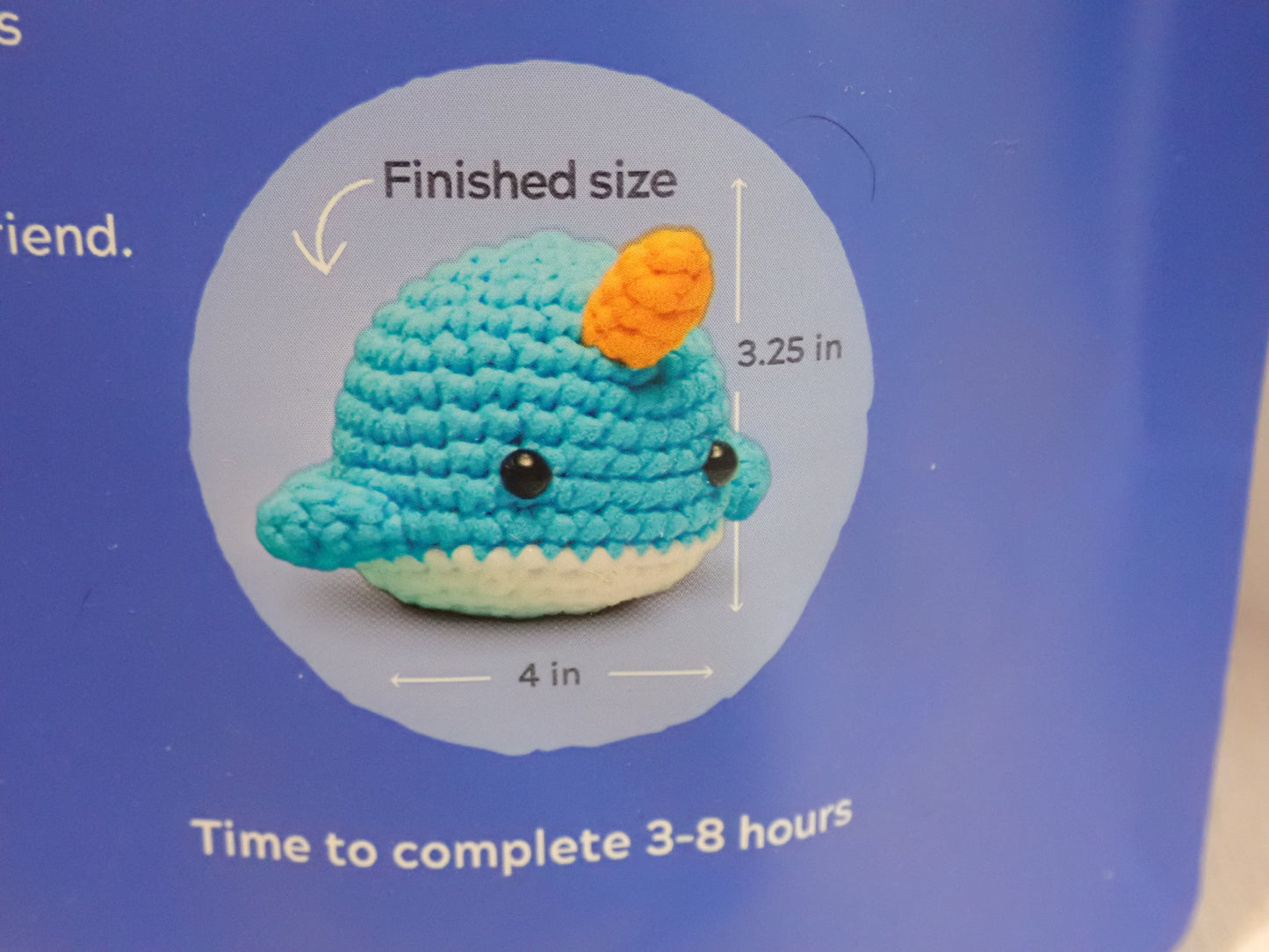 The Woobles Bjorn the Narwhal Begin to Crochet Kit