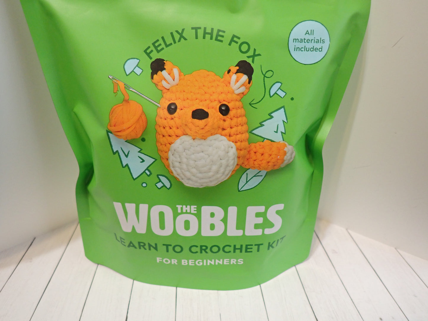 The Woobles Felix the Fox Begin to Crochet Kit