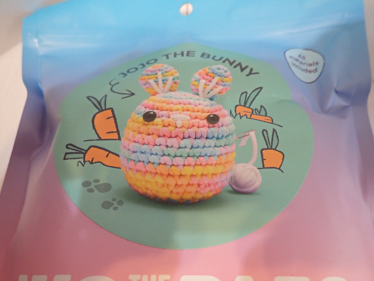 The Woobles JoJo the Bunny Begin to Crochet Kit