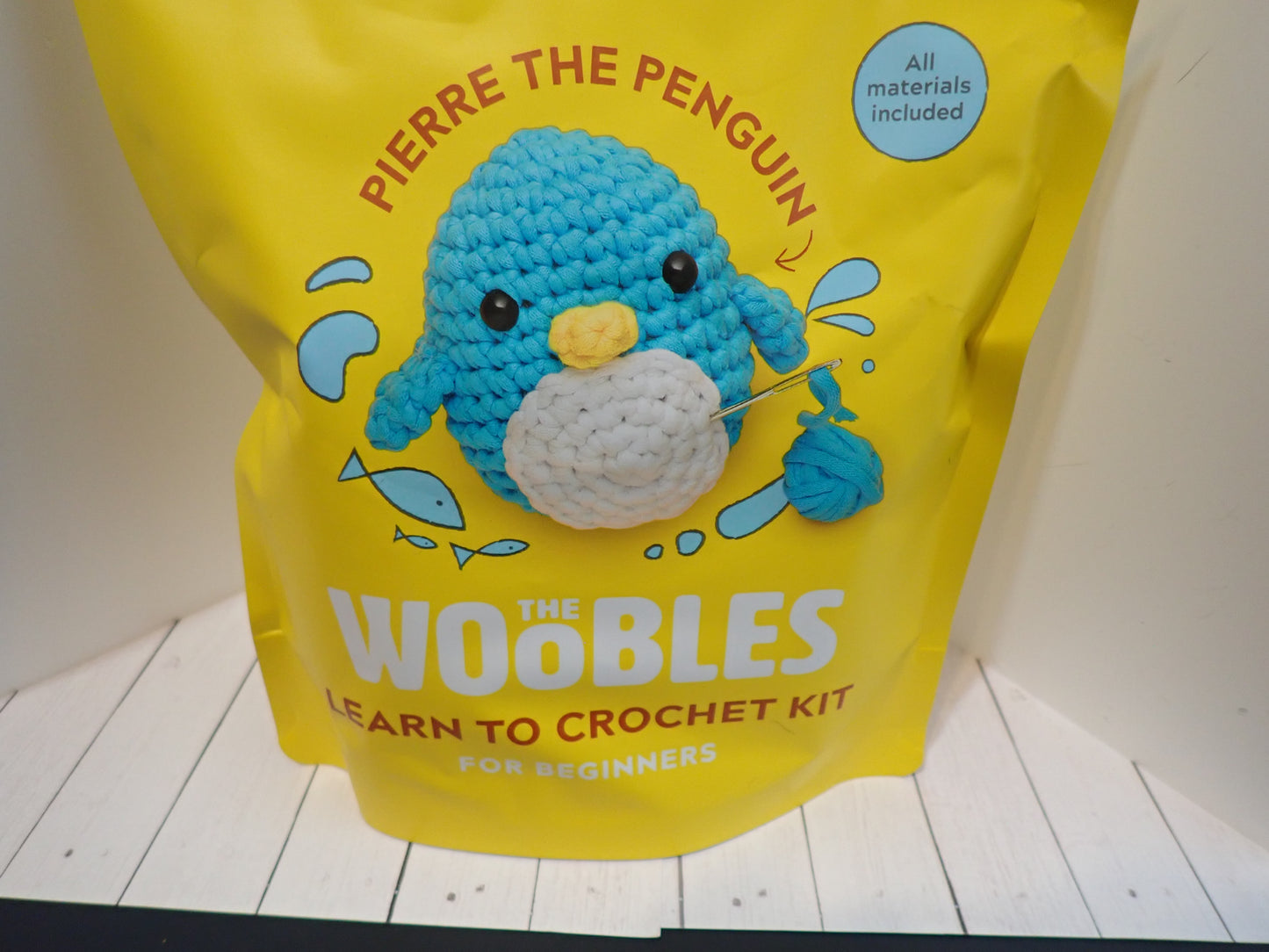 The Woobles Pierre the Penguin Begin to Crochet Kit