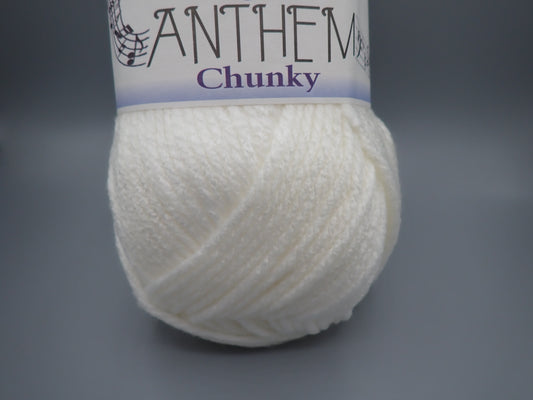 Cascade Yarns Anthem Chunky Bulky weight yarn White