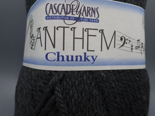 Cascade Yarns Anthem Chunky Bulky weight yarn Silver