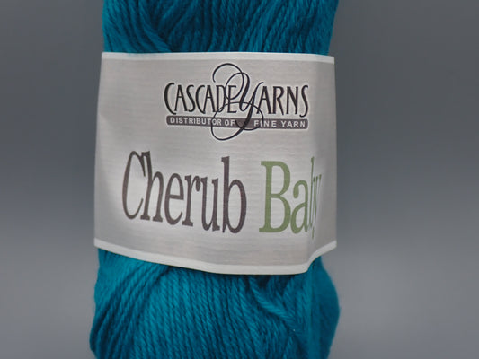 Cascade Yarns Cherub Baby Sock weight Peacock