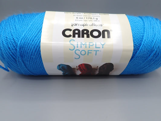 Caron Simply Soft DK weight yarn Cobalt Blue