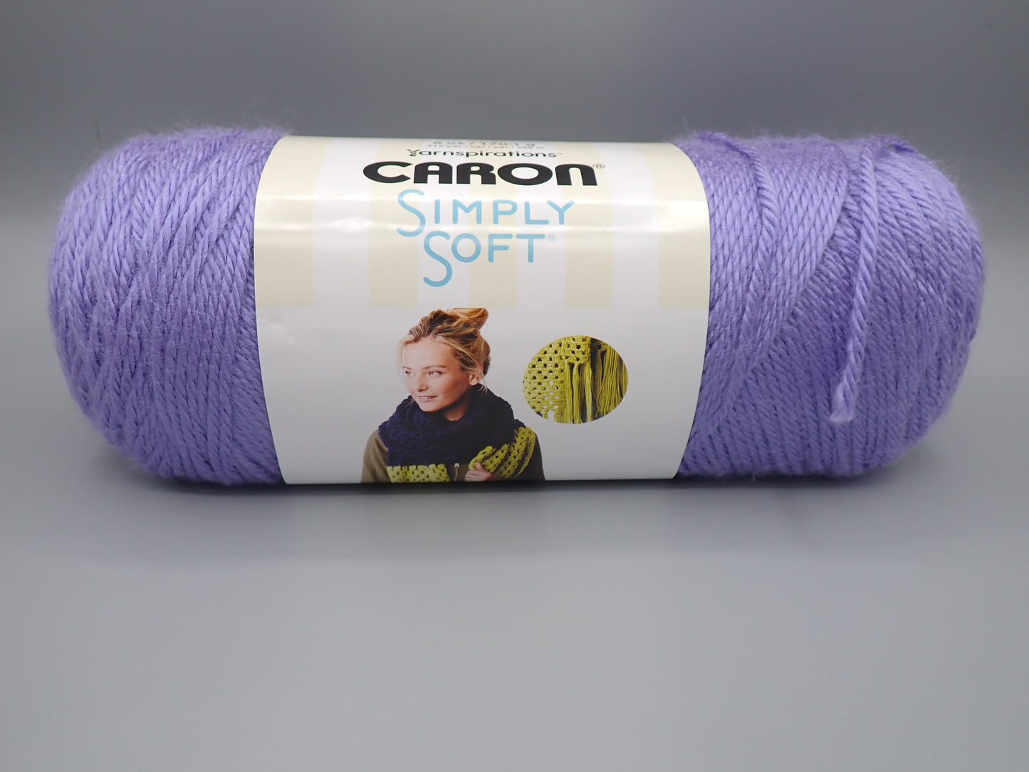 Caron Simply Soft DK weight yarn Lavender Blue