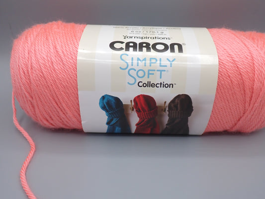 Caron Simply Soft DK weight yarn Strawberry