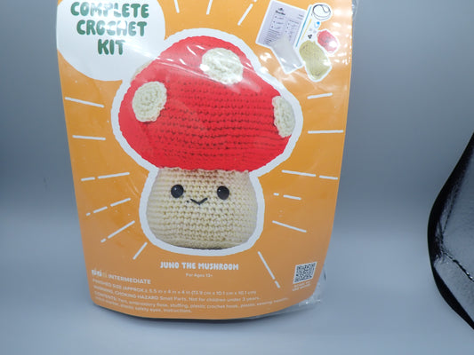 Bucilla crochet kit Juno the Mushroom