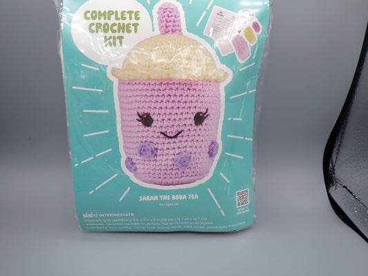 Bucilla crochet kit Sarah the Boba Tea