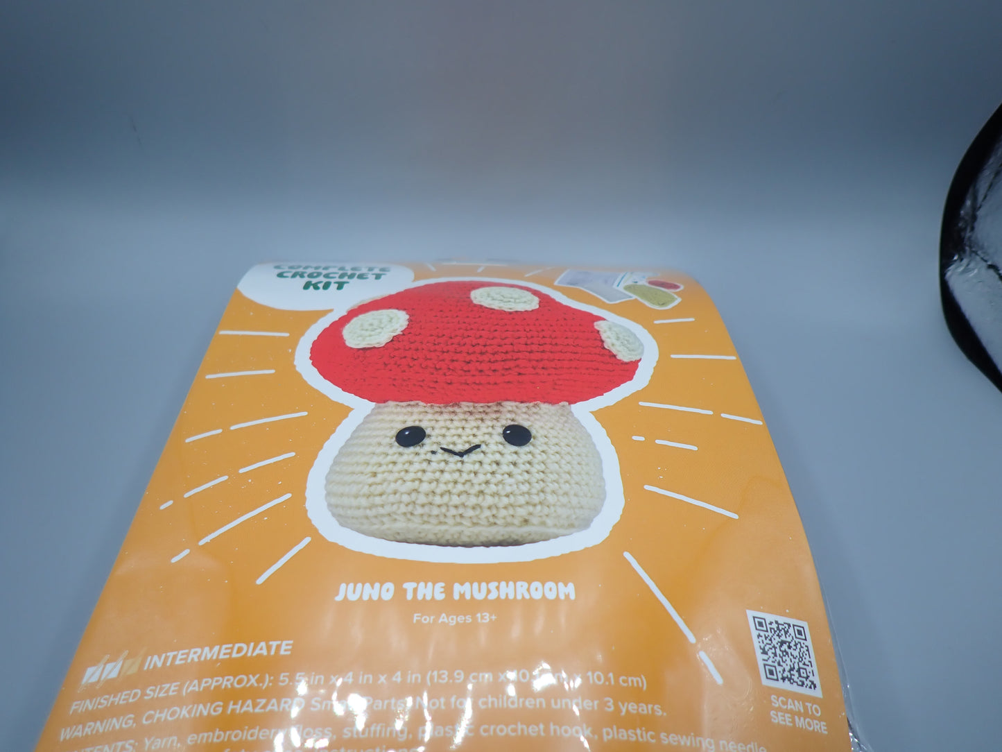 Bucilla crochet kit Juno the Mushroom