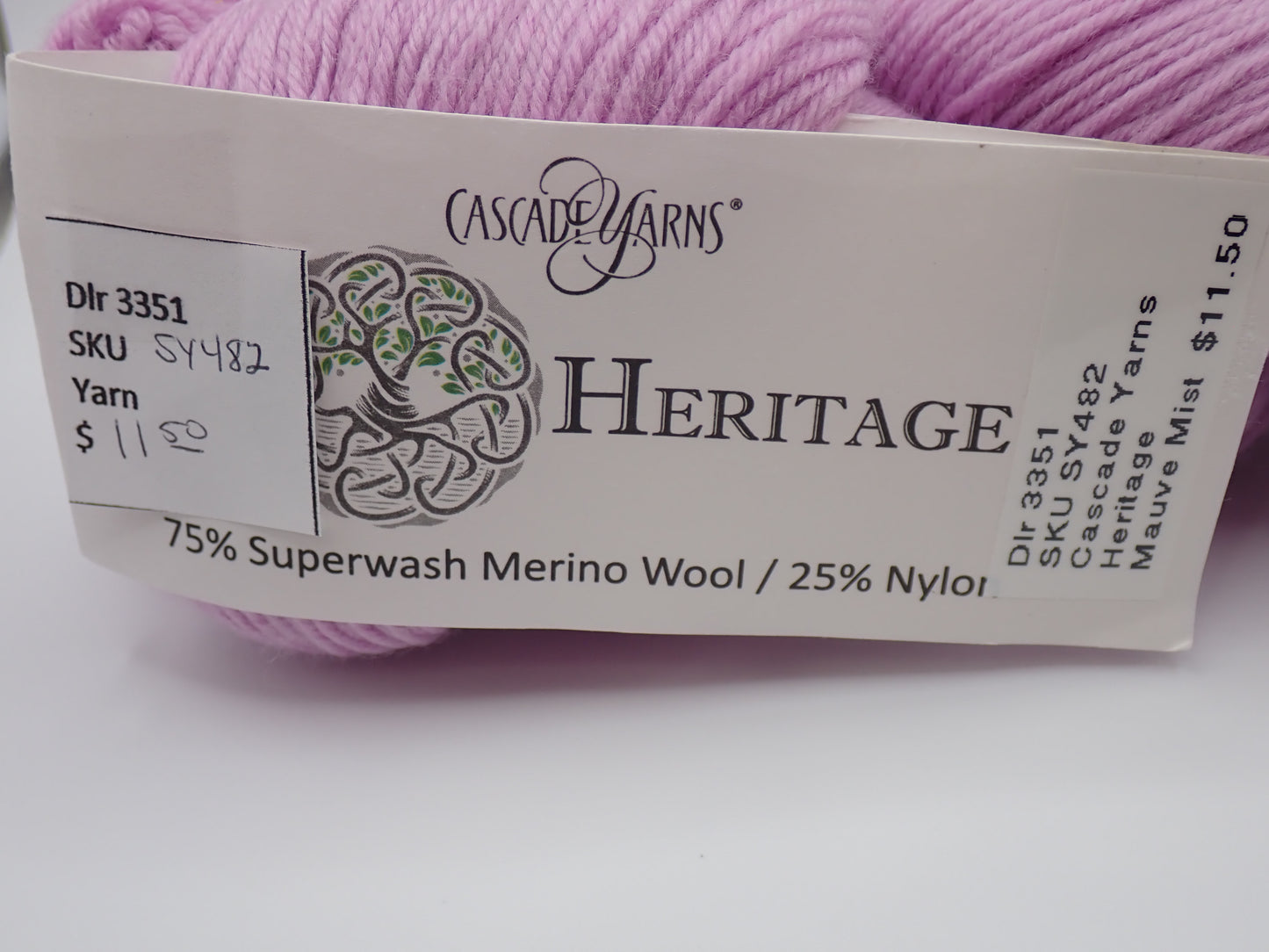 Cascade Yarns Heritage Fingering weight Mauve Mist