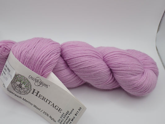 Cascade Yarns Heritage Fingering weight Mauve Mist
