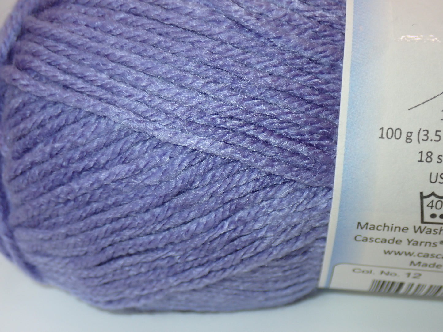 Cascade Yarns Anthem Worsted weight Lavender