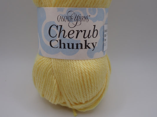 Cascade Yarns Cherub Chunky Bulky weight Yellow