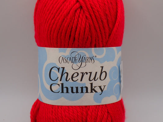 Cascade Yarns Cherub Chunky Bulky weight Ruby