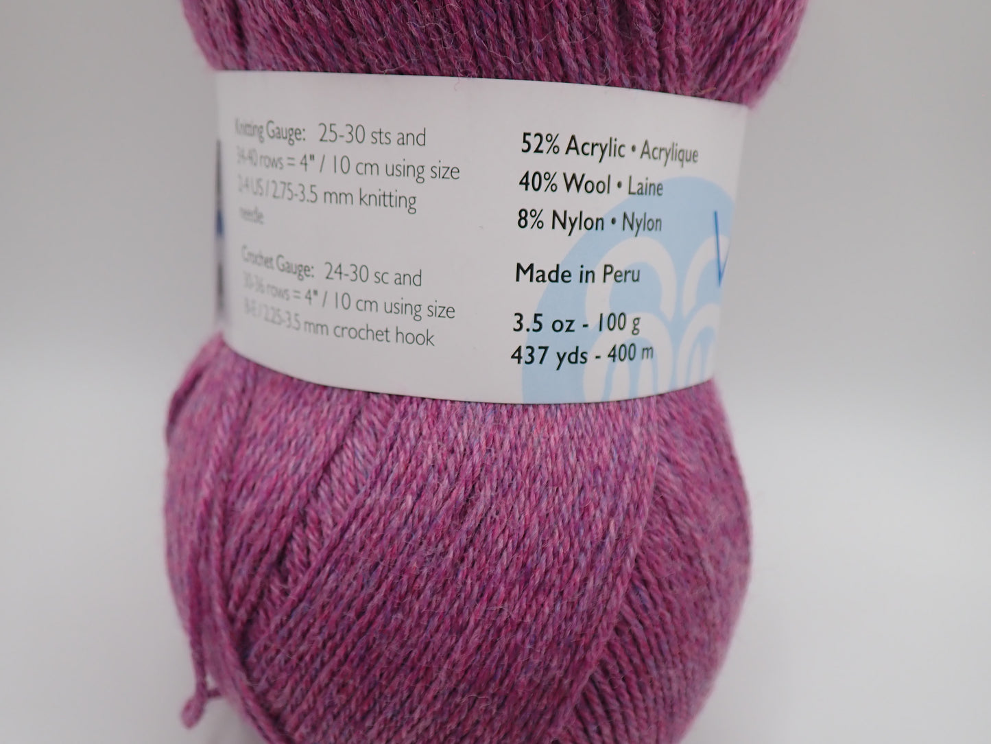 Berroco Vintage Sock Fingering weight Fuchsia