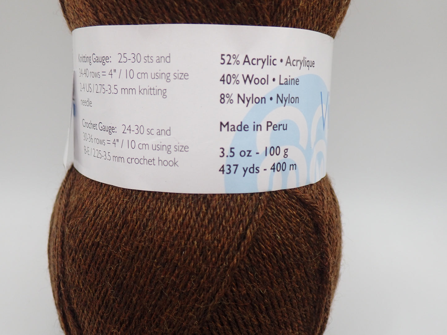 Berroco Vintage Sock Fingering weight Chocolate