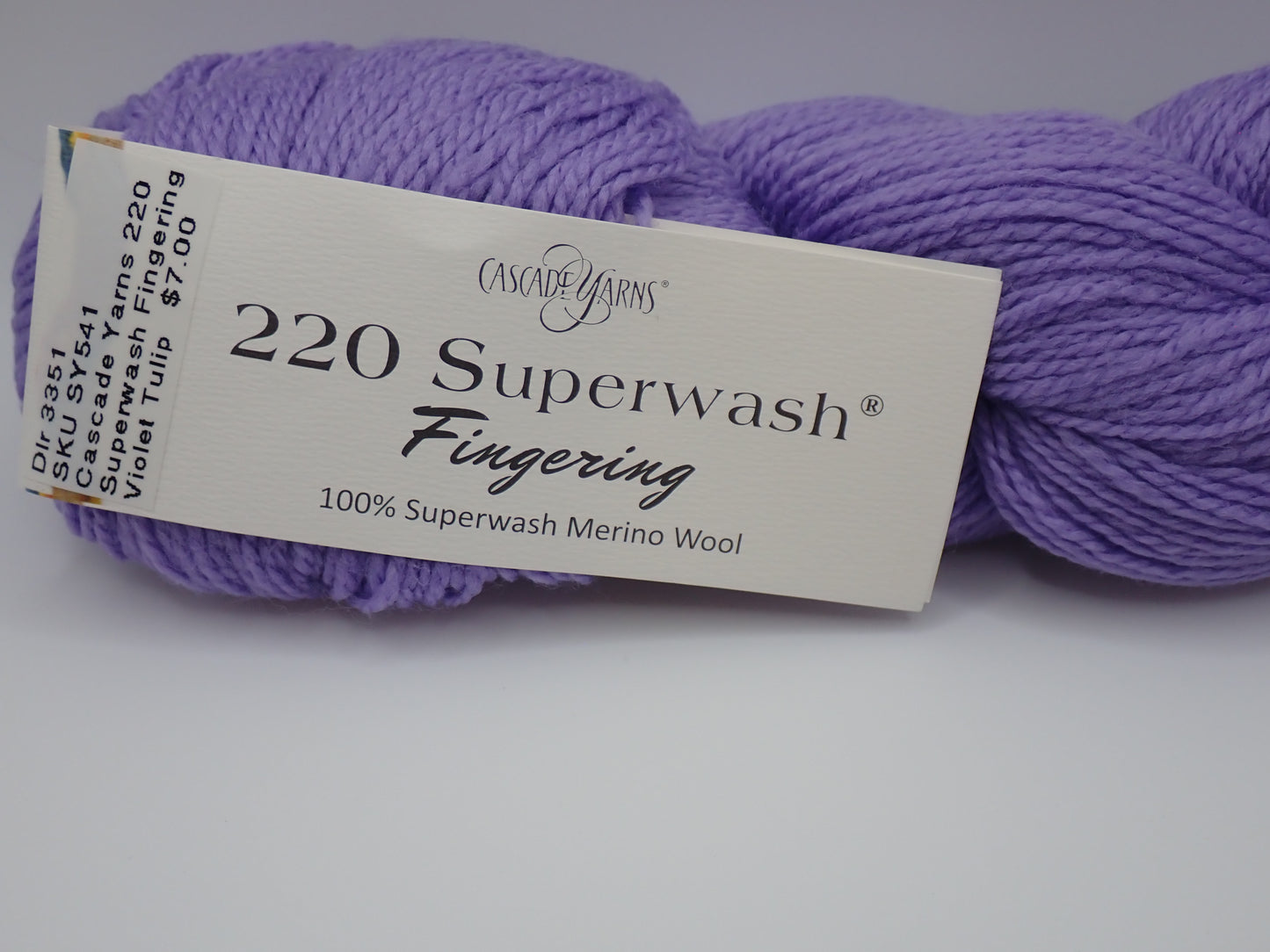 Cascade Yarns 220 Superwash Fingering weight Violet Tulip