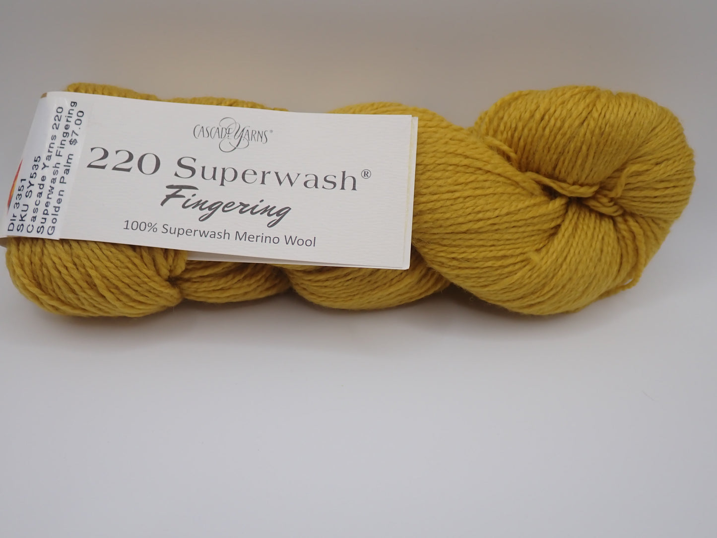 Cascade Yarns 220 Superwash Fingering weight Golden Palm