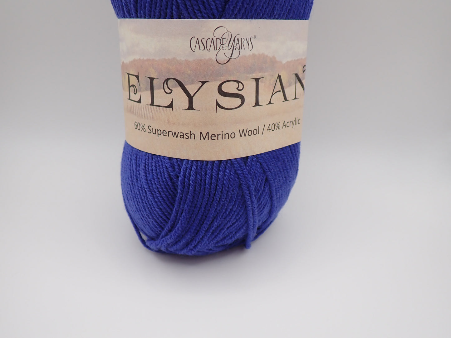 Cascade Yarns Elysian DK weight Blue Iris