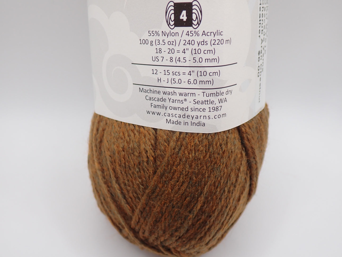 Cascade Yarns Cherub Aran Worsted weight Chestnut Heather