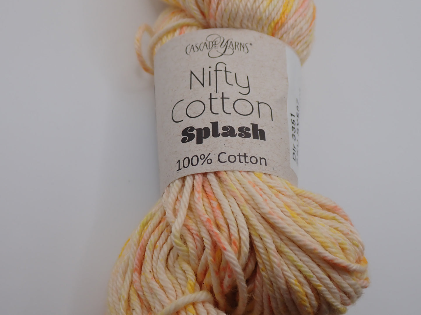 Cascade Yarns Nifty Cotton Splash Worsted weight Citrus