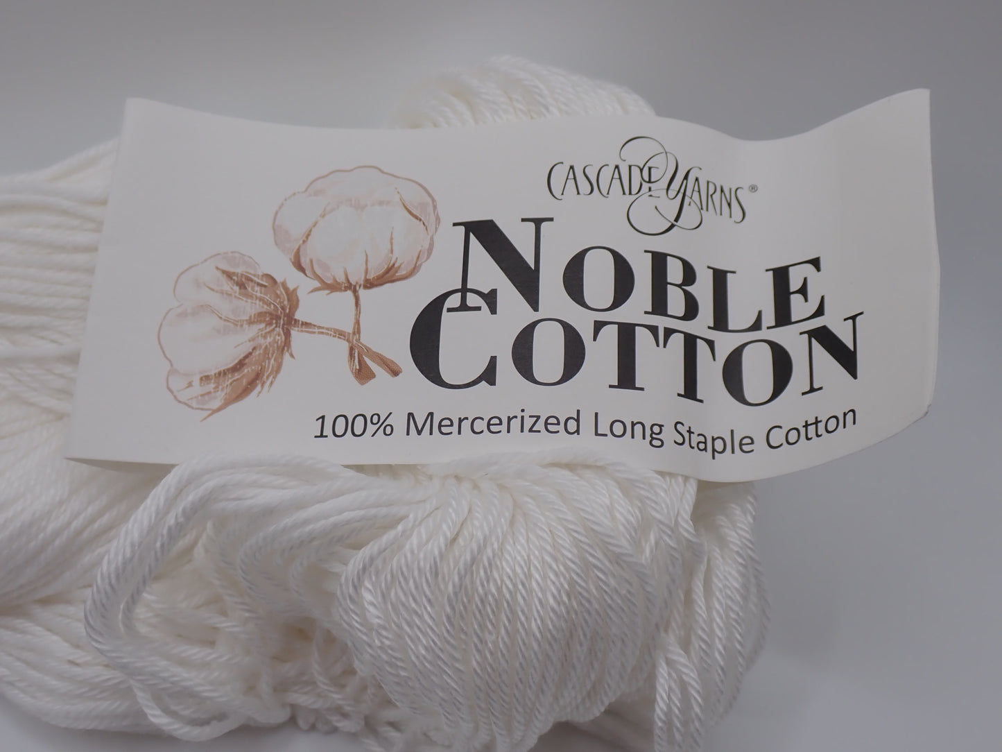 Cascade Yarns Noble Cotton DK weight White