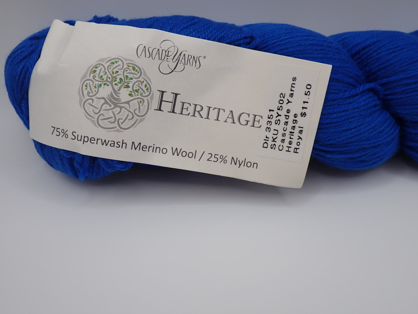 Cascade Yarns Heritage Fingering weight Royal Blue