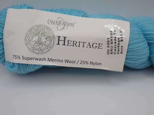Cascade Yarns Heritage Fingering weight Anis