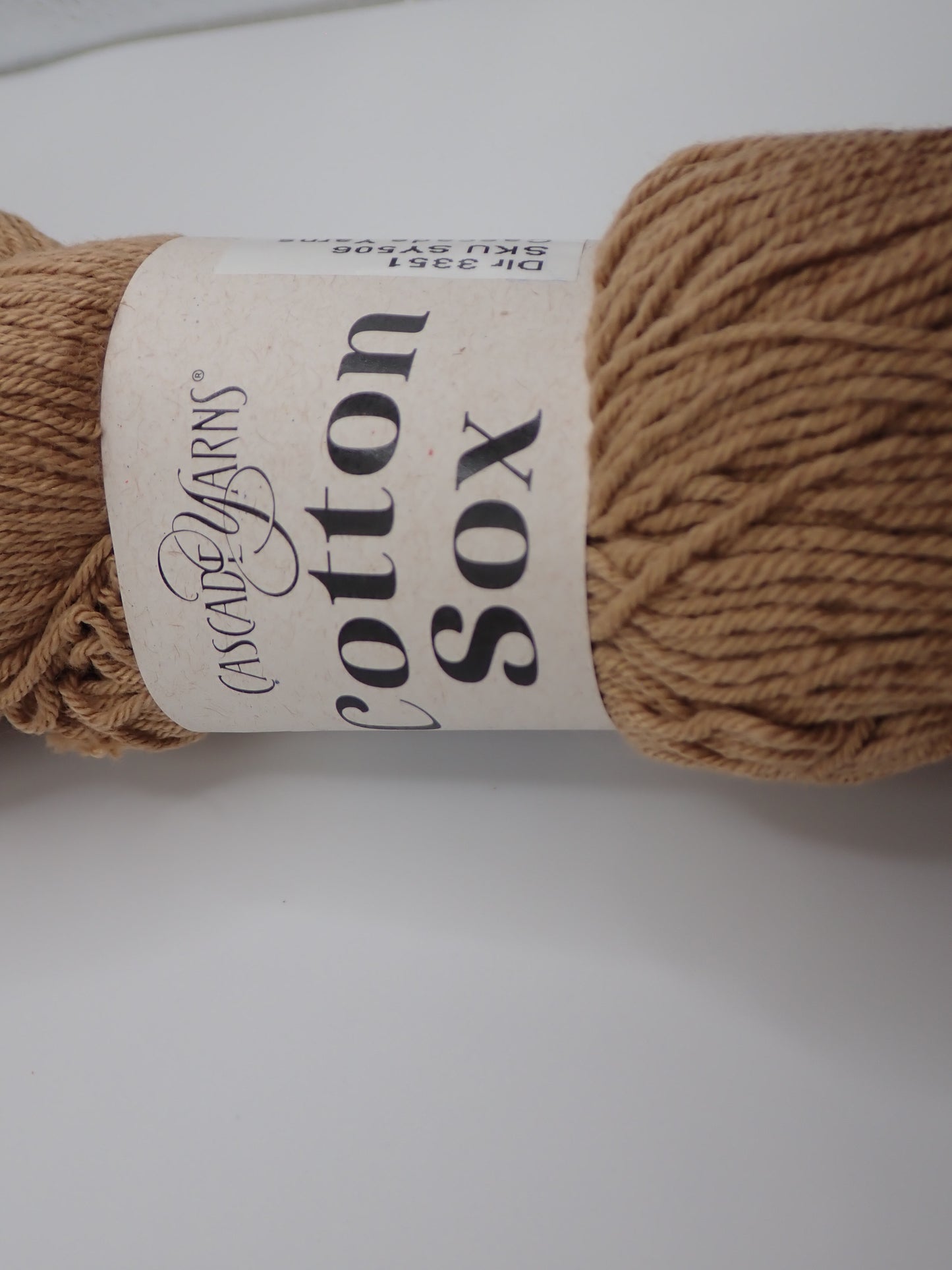 Cascade Yarns Cotton Sox Sock weight Tannin