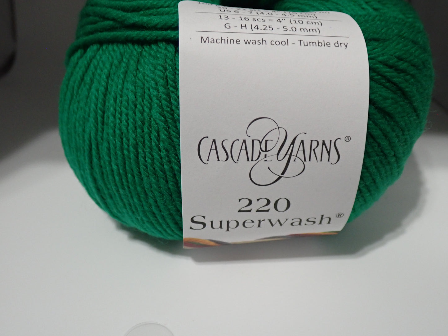 Cascade Yarns 220 Superwash DK weight Christmas Green