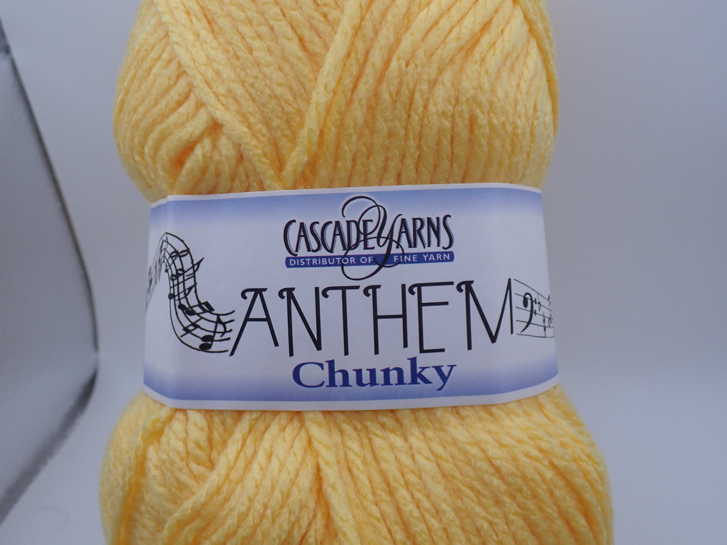 Cascade Yarns Anthem Chunky Bulky weight yarn Yellow