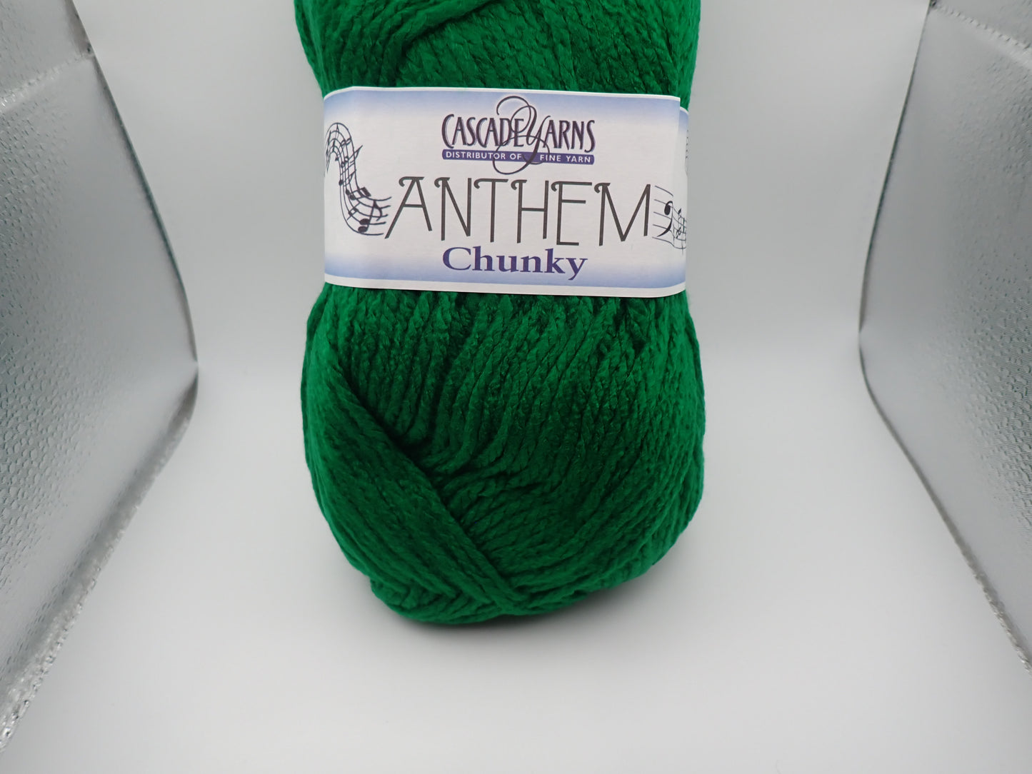 Cascade Yarns Anthem Chunky Bulky weight yarn Christmas Green