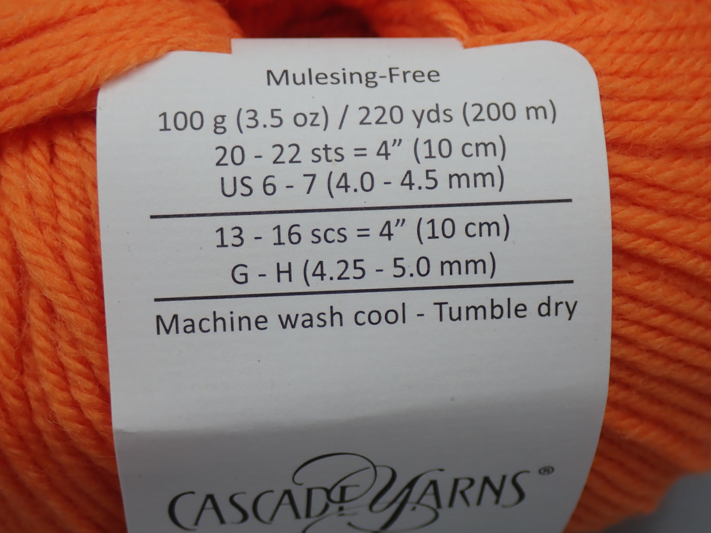 Cascade Yarns 220 Superwash DK weight Autumn Sunset