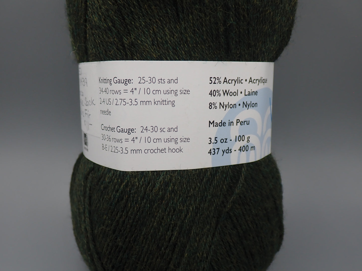 Berroco Vintage Sock Fingering weight Douglas Fir