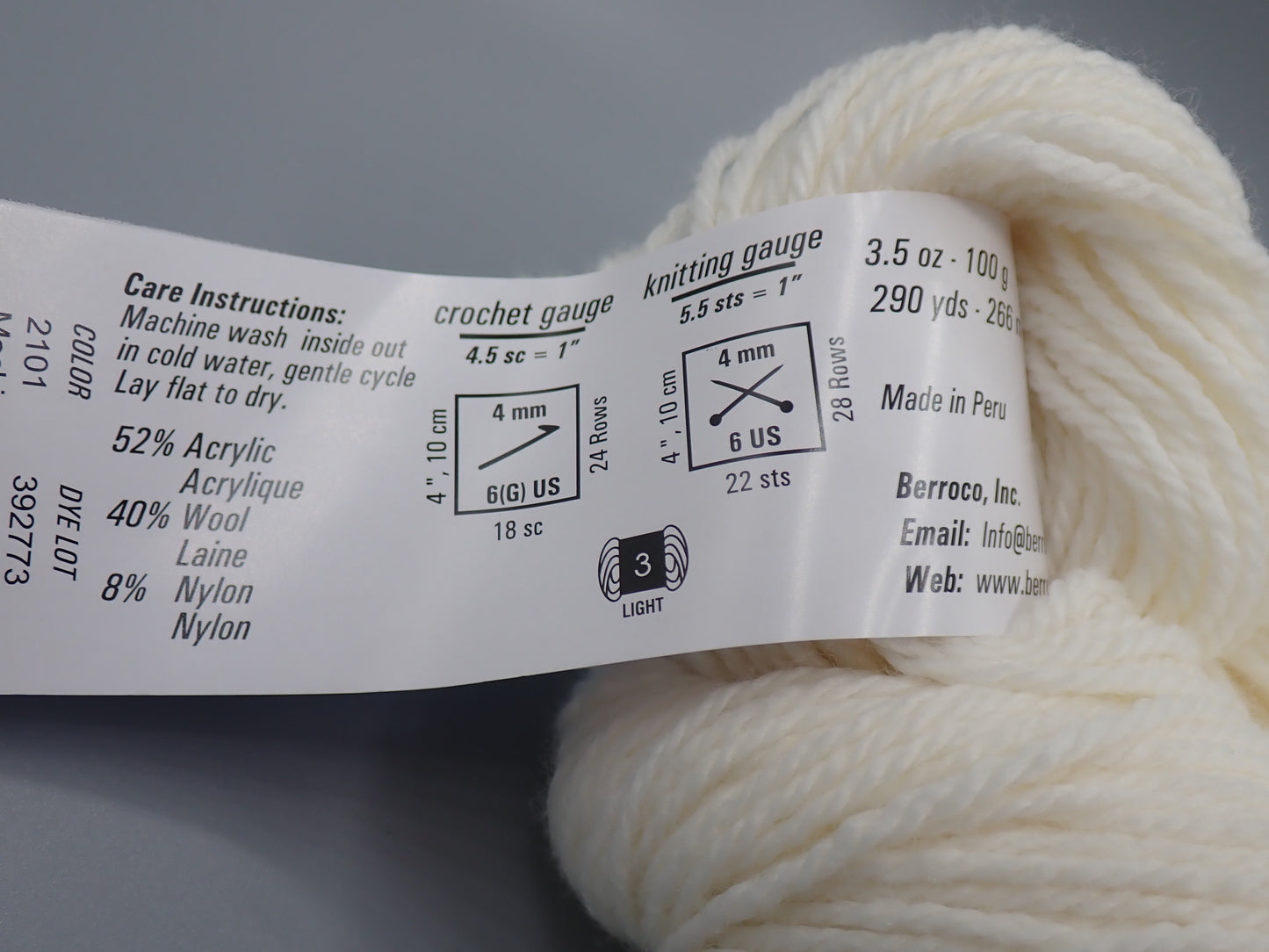 Berroco Vintage DK weight Mochi