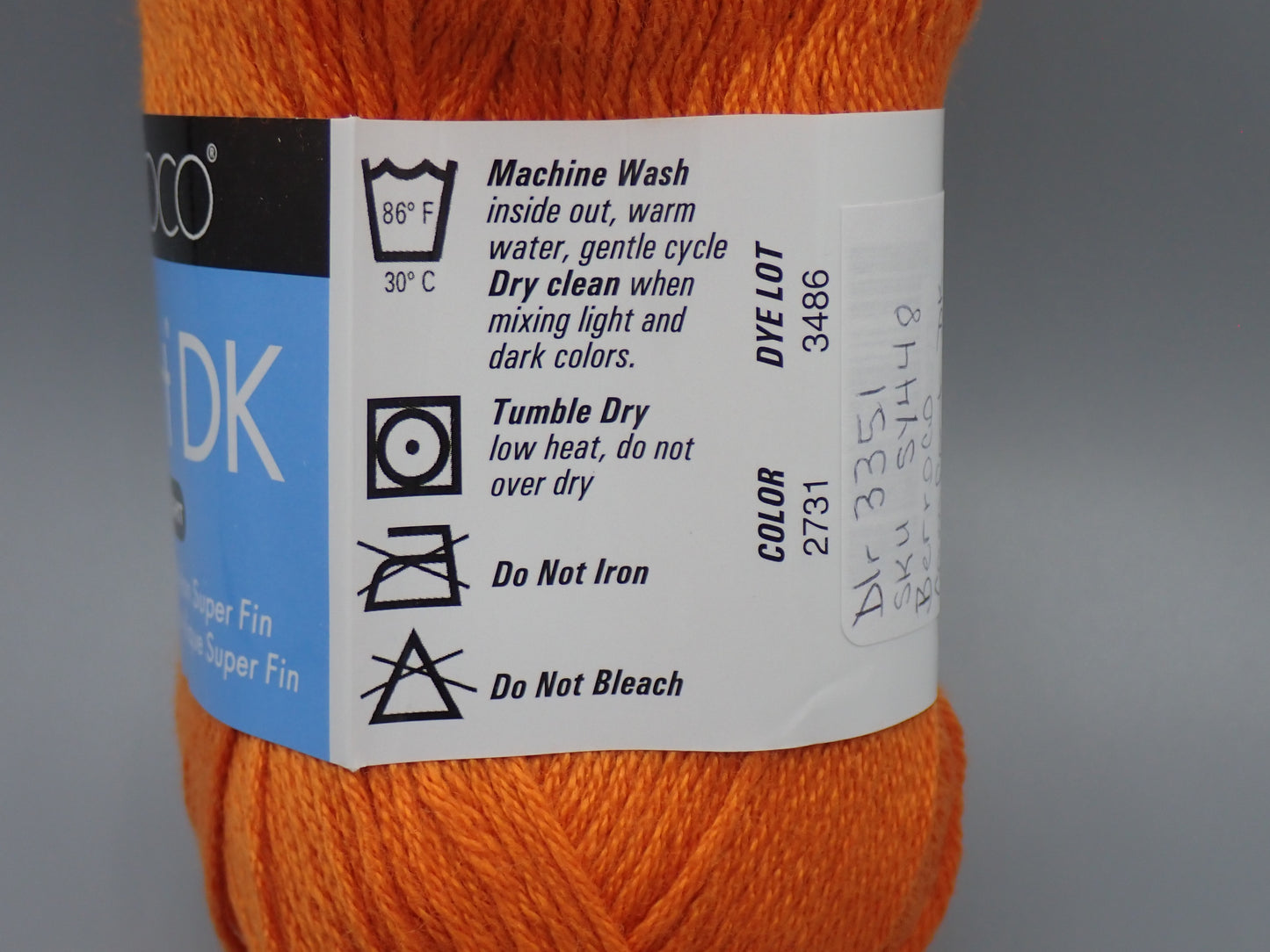 Berroco Comfort DK weight Kidz Orange