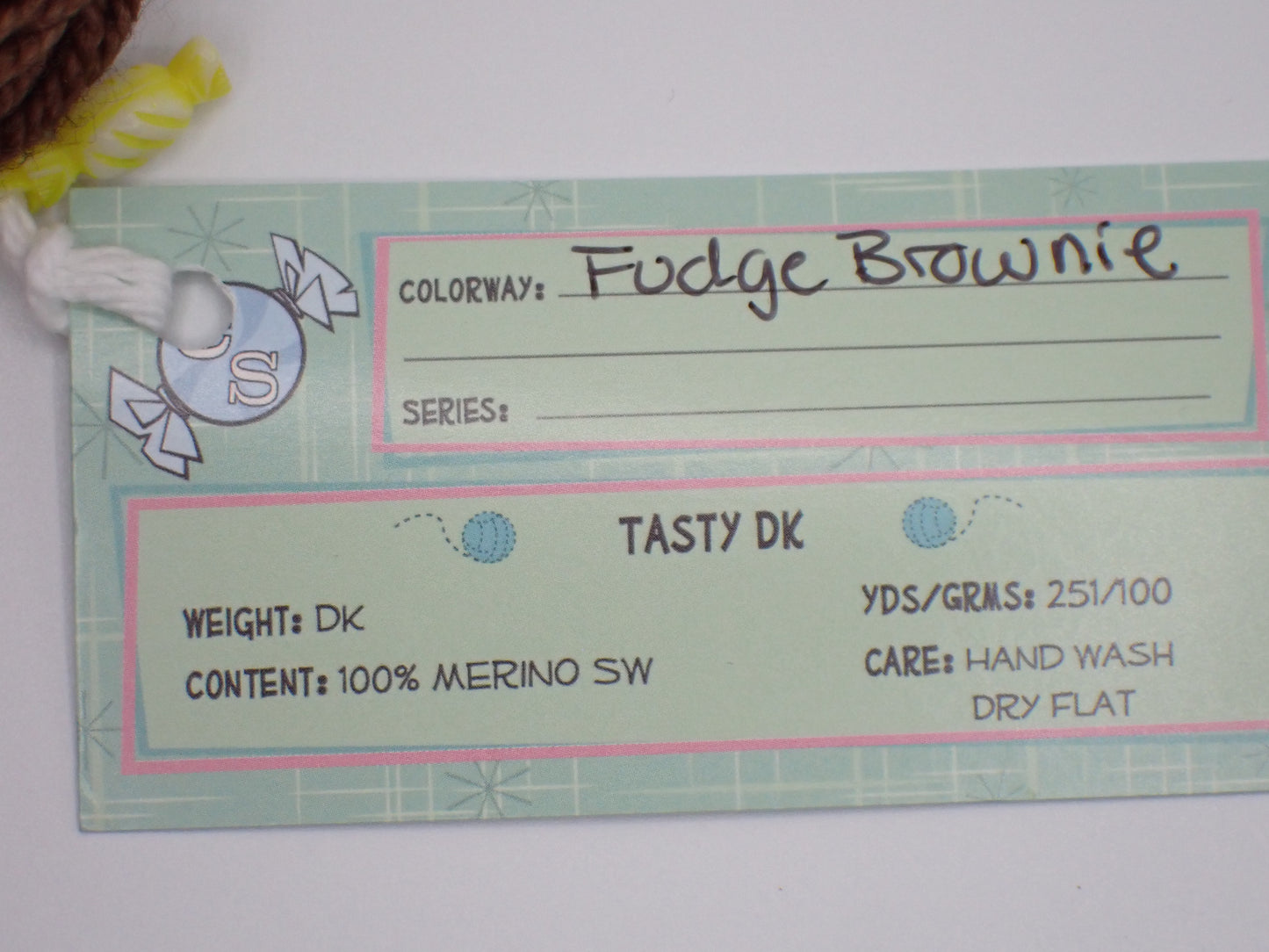 Candy Skein Yarn Tasty DK Weight Fudge Brownie