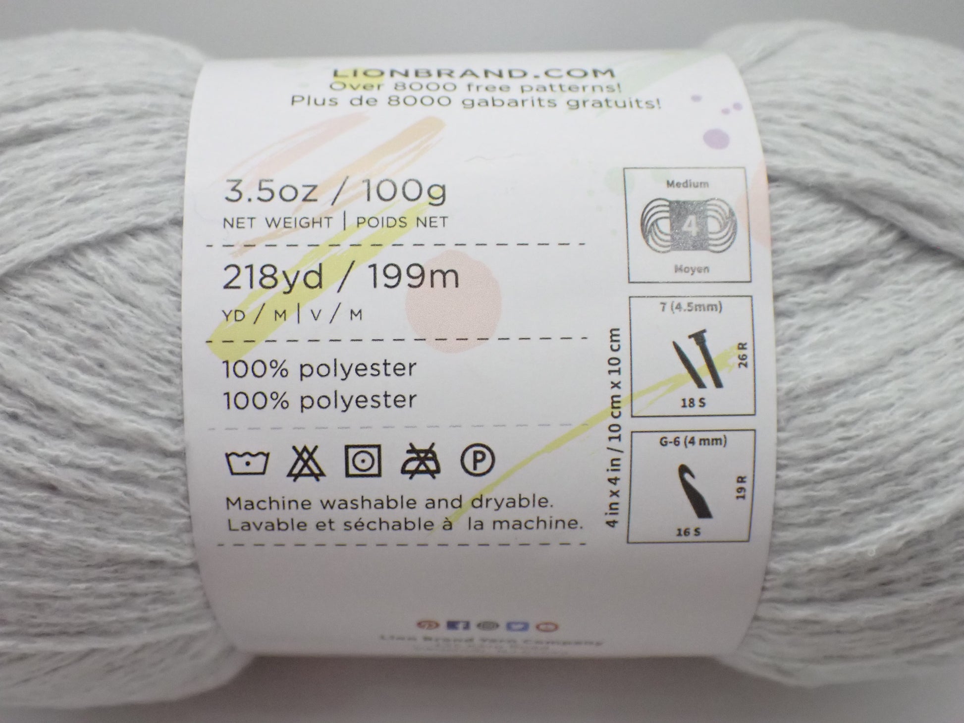 Lion Brand Feels Like Butta 218yds Worsted Polyester Yarn