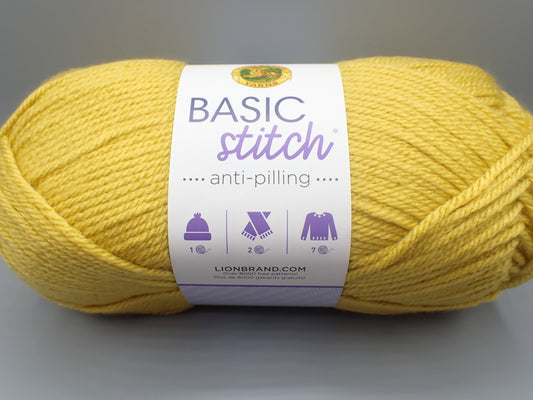 Lion Brand Yarns Worsted weight Basic Stitch Anti Pilling Mustard