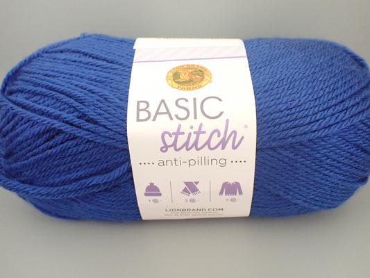 Lion Brand Yarns Worsted weight Basic Stitch Anti Pilling Royal Blue