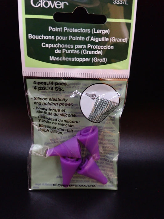 Clover Large Point Protectors for Knitting Needles