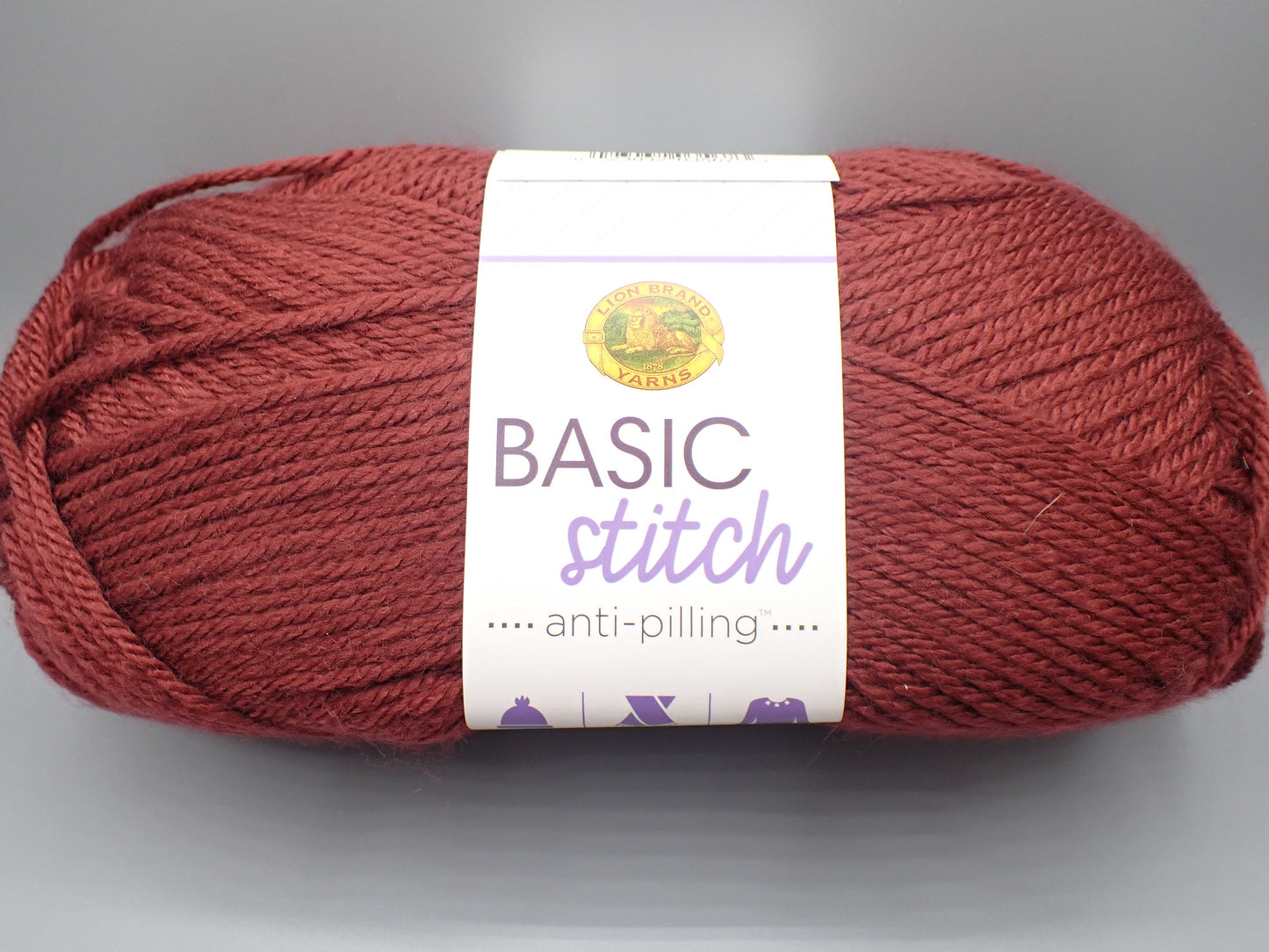 Lion Brand Yarns Worsted weight Basic Stitch Anti Pilling Pomegranate