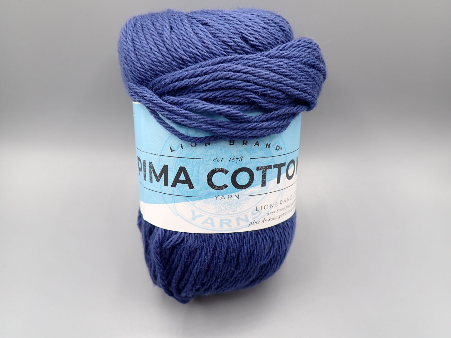 Lion Brand Yarns Worsted Weight Pima Cotton Blueprint