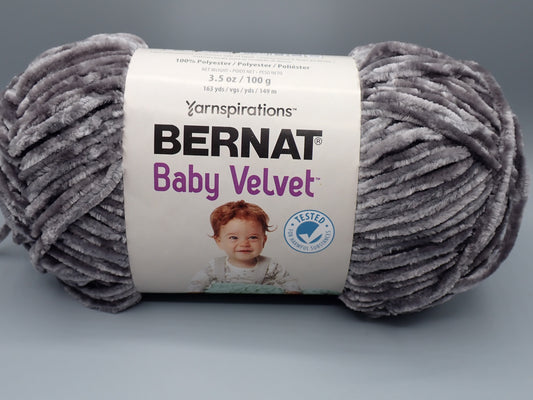 Bernat Baby Velvet worsted weight Vapor Grey