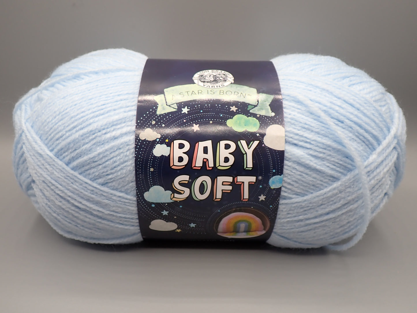 Lion Brand Yarns Sport weight Baby Soft Little Boy Blue